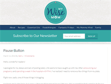 Tablet Screenshot of mywisemom.com